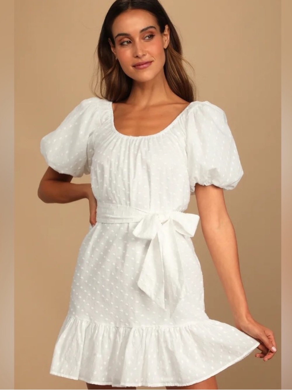 NWT Lulus Polka Dot Dress